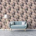 Abstract Calla Lily Mural Wallpaper — Soft Modern Pattern Mural Wallpaper - room preview 02