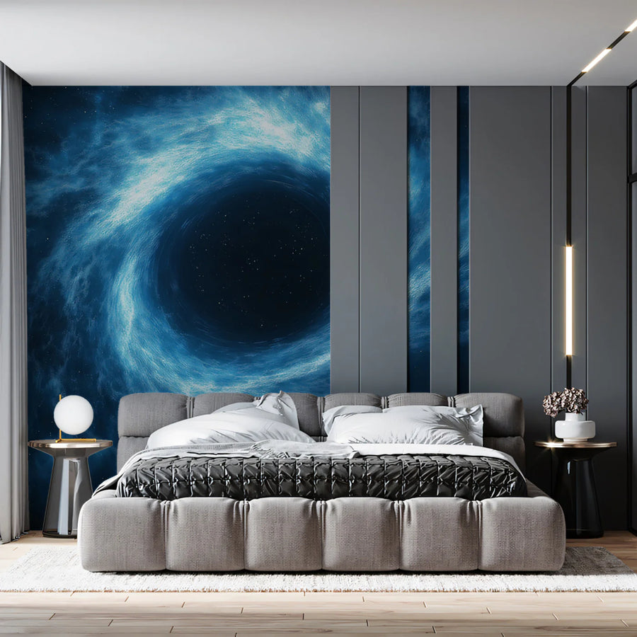 Galaxy Wallpaper Mural – Space Wall Mural – Cosmic Vortex — Deep Space Abstract Wall Art