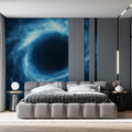 Cosmic Vortex Mural Wallpaper — Deep Space Abstract Wall Art Mural Wallpaper - room preview 02
