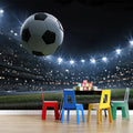 Night Soccer Stadium Mural Wallpaper — Cinematic Sports Action Mural Wallpaper - room preview 02