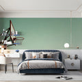 Minimalist Basketball Hoop Profile Mural Wallpaper — Modern Sport Mural Wallpaper - room preview 02