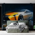 Automotive Concept Sketch Mural Wallpaper — Dynamic Sports Car Art Mural Wallpaper - room preview 02