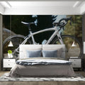 Road Cycling Impressionist Mural Wallpaper —Artistic Bike Design Mural Wallpaper - room preview 02
