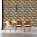Abstract Geometric Diamond Mural Wallpaper — Earthy Prism Print Mural Wallpaper - room preview 02