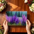 Impressionist Wildflower Meadow Mural Wallpaper — Artistic Floral Mural Wallpaper - room preview 02