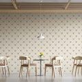 Minimalist Crossed Arrow Mural Wallpaper — Western Desert Motif Mural Wallpaper - room preview 02