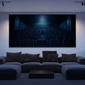 Cinema Seating Mural Wallpaper — Cinematic Interior Design Mural Wallpaper - room preview 02