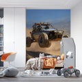 Desert Off-Road Racing Mural Wallpaper — Dynamic Action Scene Mural Wallpaper - room preview 02