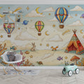 Whimsical Dreamscape Mural Wallpaper — Sky and Sea Mashup Mural Wallpaper - room preview 02