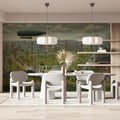Vintage Dutch Townscape Mural Wallpaper — Whimsical Folk Art Mural Wallpaper - room preview 02