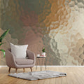 Frosted Glass Mosaic Mural Wallpaper — Soft Abstract Light Mural Wallpaper - room preview 02