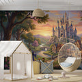 Fairytale Kingdom Mural Wallpaper — Magical Storybook Landscape Mural Wallpaper - room preview 02