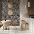 Tangled Filigree Mural Wallpaper — Gothic Maximalist Aesthetic Mural Wallpaper - room preview 02