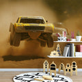 Off-Road Racing Action Mural Wallpaper — High Octane Automotive Art Mural Wallpaper - room preview 02