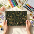 Jungle Expedition Mural Wallpaper —Moody Tropical Botanical Mural Wallpaper - room preview 02