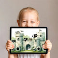 Castle of Playful Cats Mural Wallpaper — Whimsical Kids Decor Mural Wallpaper - room preview 02