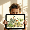 Cat Pirate Fortress Mural Wallpaper — Playful Whimsical Design Mural Wallpaper - room preview 02