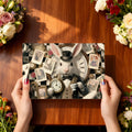 Whimsical White Rabbit Mural Wallpaper — Vintage Storybook Style Mural Wallpaper - room preview 02