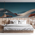 Desert Dune Mural Wallpaper with Burnt Orange Accents Mural Wallpaper - room preview 02