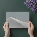Minimalist White Sand Dune Mural Wallpaper — Calm Neutral Design Mural Wallpaper - room preview 02