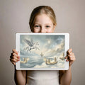 Celestial Pegasus and Fairy Voyage Mural Wallpaper - room preview 02