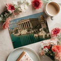 Ancient Greek Harbor Mural Wallpaper — Architectural Landscape Mural Wallpaper - room preview 02