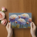 Impressionist Peony Floral Mural Wallpaper — Soft Artistic Bloom Mural Wallpaper - room preview 02