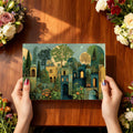 Mediterranean Garden Architectural Mural Wallpaper - room preview 02
