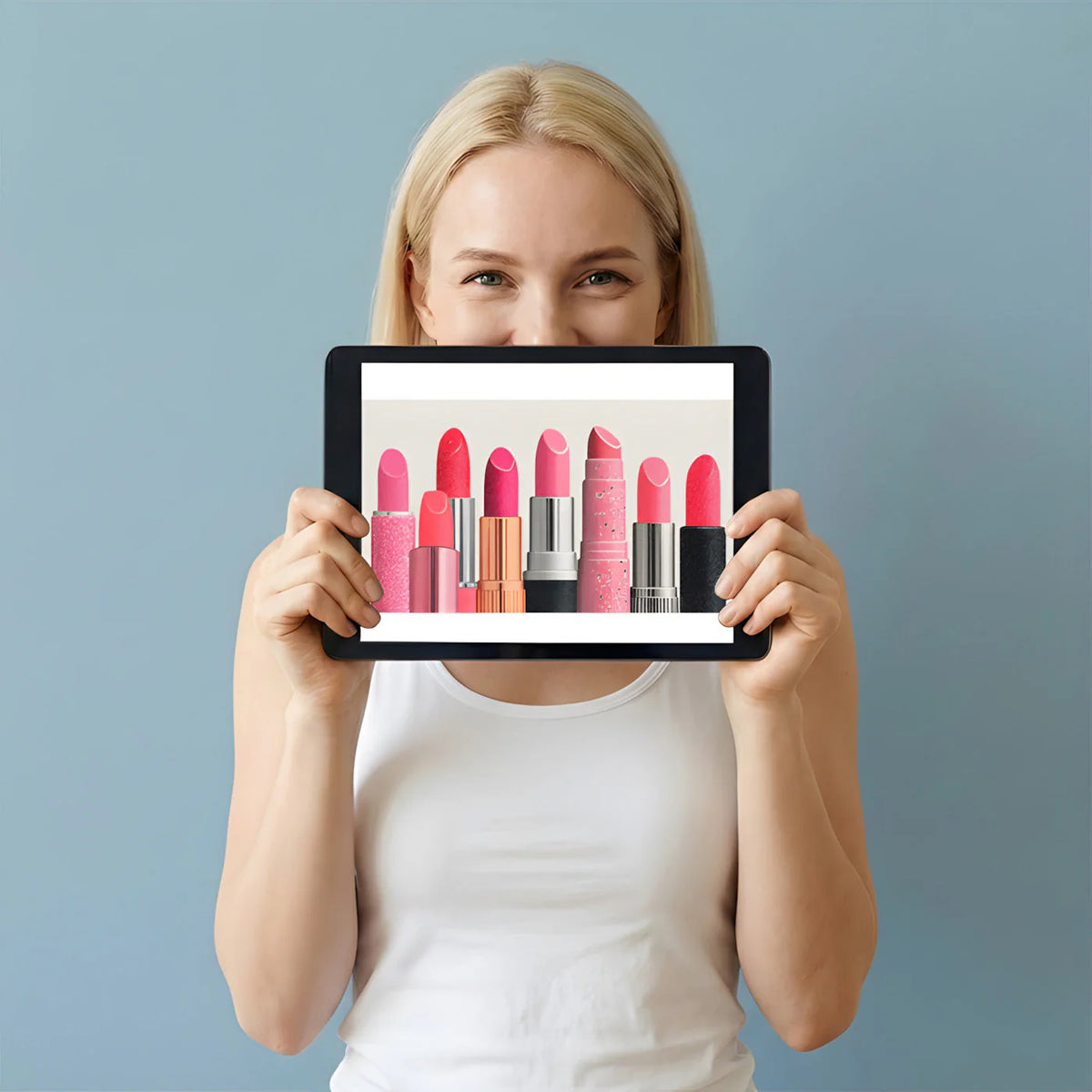 Lipstick Pop Art Mural Wallpaper —Vibrant Modern Beauty Design Mural Wallpaper - room preview 02