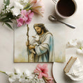 The Good Shepherd Mural Wallpaper — Artistic Religious Wall Decor Mural Wallpaper - room preview 02