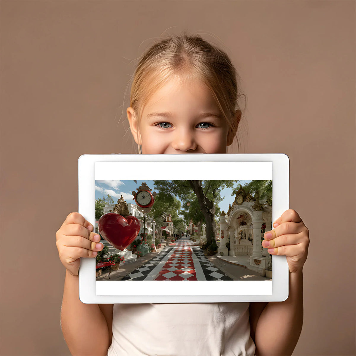 Wonderland Path Mural Wallpaper — Whimsical Storybook Scene Mural Wallpaper - room preview 02