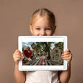 Wonderland Path Mural Wallpaper — Whimsical Storybook Scene Mural Wallpaper - room preview 02