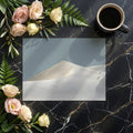 Minimalist Sand Dune Mural Wallpaper — Soft Earthy Landscape Mural Wallpaper - room preview 02