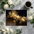 Nocturnal Owl and Gilded Bloom Mural Wallpaper - room preview 02