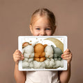 Sleeping Bunnies Mural Wallpaper — Whimsical Nursery Wall Decor Mural Wallpaper - room preview 02