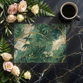 Gilded Bamboo and Cherry Blossom Mural Wallpaper - room preview 02