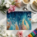 Abyssal Fluid Art Mural Wallpaper — Deep Ocean Abstract Mural Mural Wallpaper - room preview 02