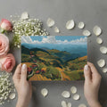 Terraced Rice Field Landscape Mural Wallpaper — Scenic Horizon Mural Wallpaper - room preview 02