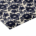 Midnight Navy Damask Floral Mural Wallpaper - room preview 02