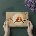 Sunlit Songbirds Mural Wallpaper — Whimsical Nature Design Mural Wallpaper - room preview 02