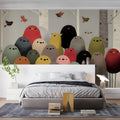 Gathering Birds Mural Wallpaper — Whimsical Forest Wall Decor Mural Wallpaper - room preview 02