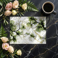Gilded Forest Branch Mural Wallpaper — Artistic Nature Design Mural Wallpaper - room preview 02
