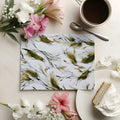Abstract Willow Branch Mural Wallpaper in Ochre and Black Mural Wallpaper - room preview 02