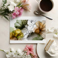 Ginkgo Watercolor Mural Wallpaper — Abstract Botanical Art Mural Wallpaper - room preview 02