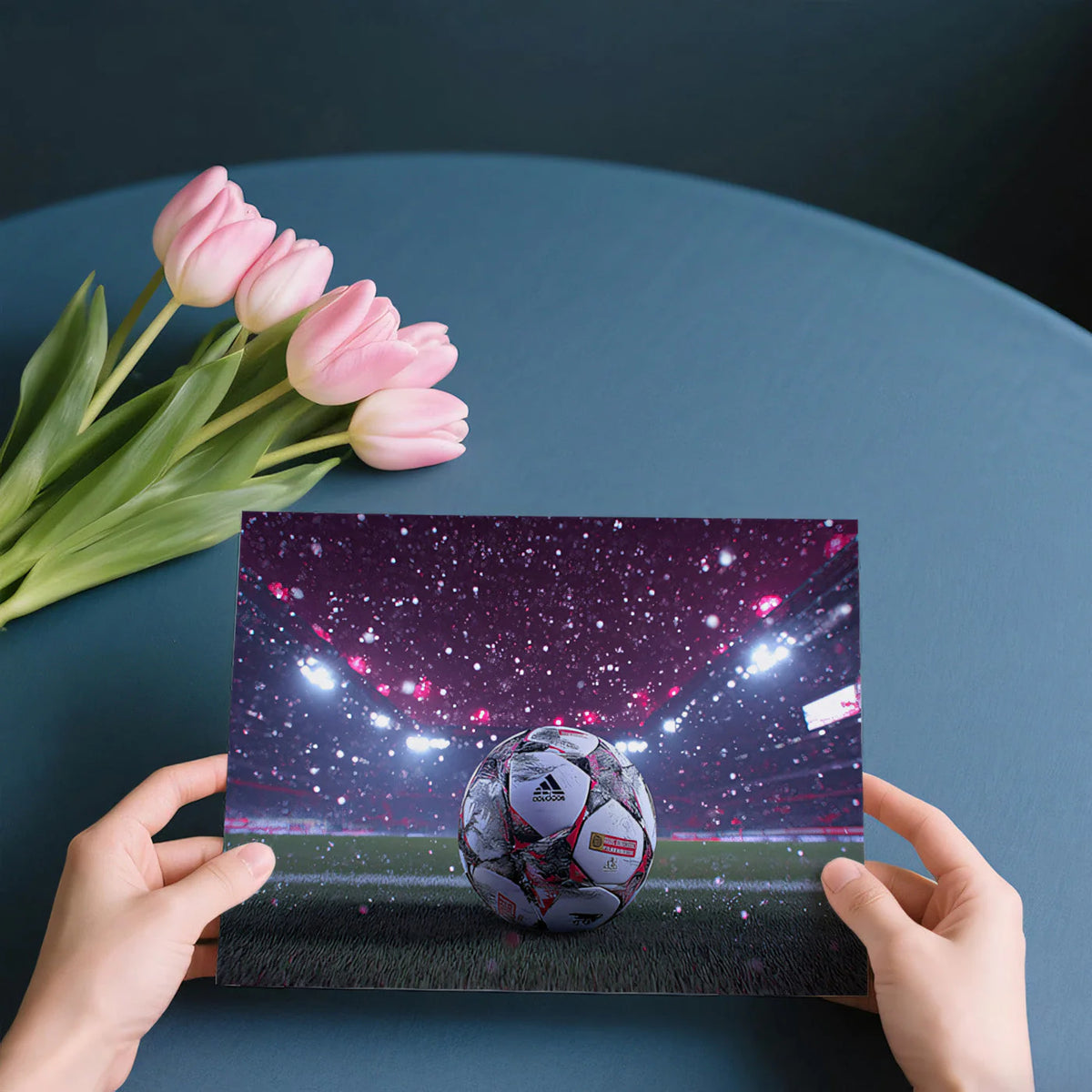 Championship Soccer Stadium Mural Wallpaper — Dynamic Sports Scene Mural Wallpaper - room preview 02