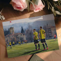 Soccer Match Stadium Field Mural Wallpaper — Sports Art Mural Mural Wallpaper - room preview 02