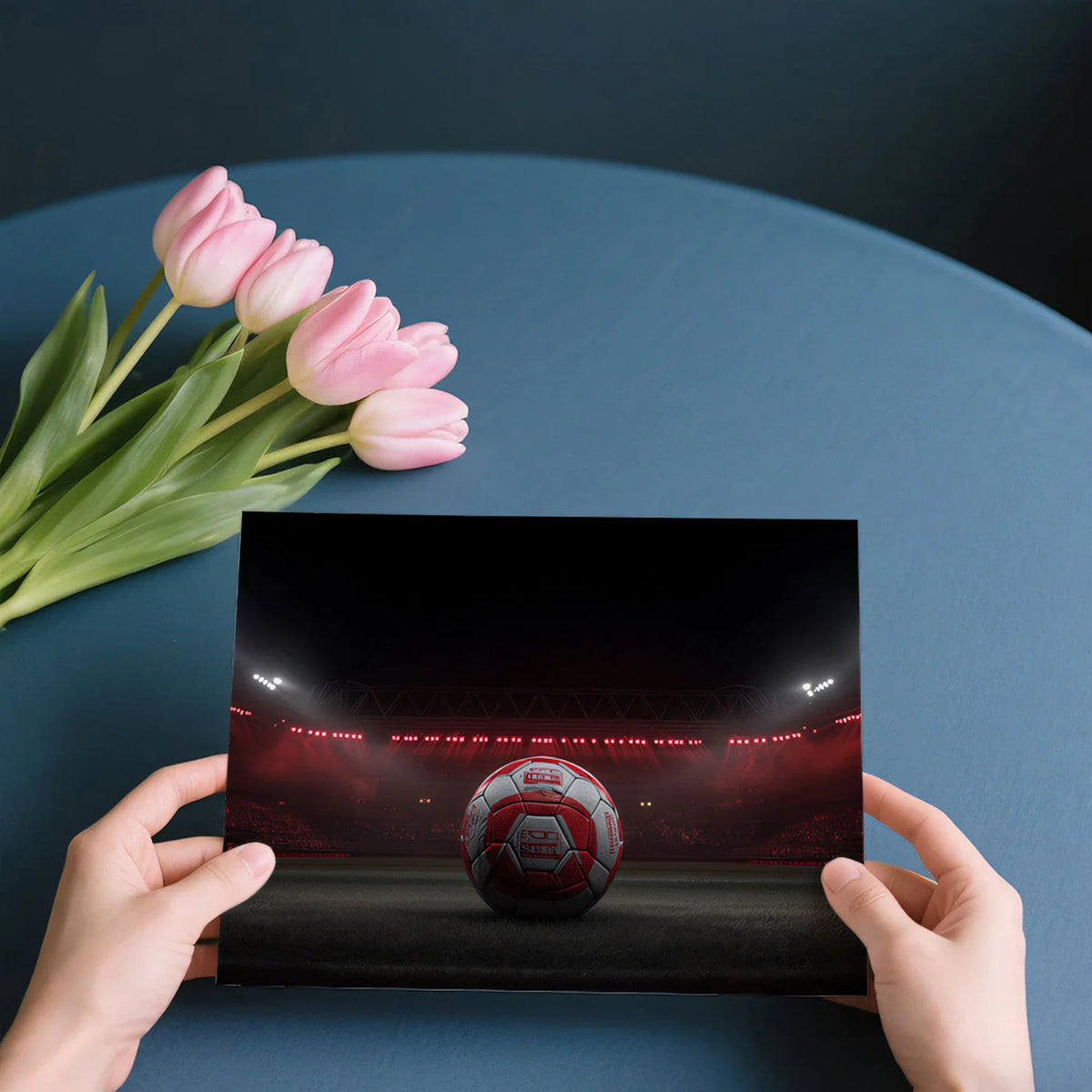 Stadium Football Mural Wallpaper — Energetic Sports Design Mural Wallpaper - room preview 02