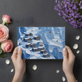 Alpine Ski Village Mural Wallpaper — Whimsical Mountain Scene Mural Wallpaper - room preview 02