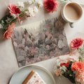 Blush Forest Manor Mural Wallpaper — Artistic Architectural Print Mural Wallpaper - room preview 02