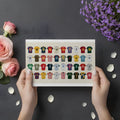 Vintage Football Jersey Mural Wallpaper — Athletic Sport Pattern Mural Wallpaper - room preview 02